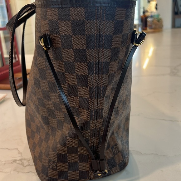 Authentic Louis Vuitton Neverfull MM Damien Ebene with Rose Ballerine interior - Picture 6 of 10